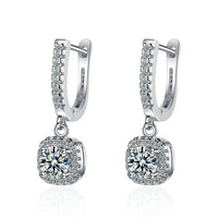 2CT Lab Diamond Moissanite Huggie örhängen
