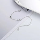 Butterfly Flower Armband för kvinnor S925 Silver Justerbar