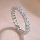 Elegant S925 Silverring för kvinnor med Cubic Zirconia