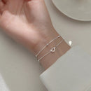 Butterfly Flower Armband för kvinnor S925 Silver Justerbar