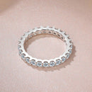 Elegant S925 Silverring för kvinnor med Cubic Zirconia