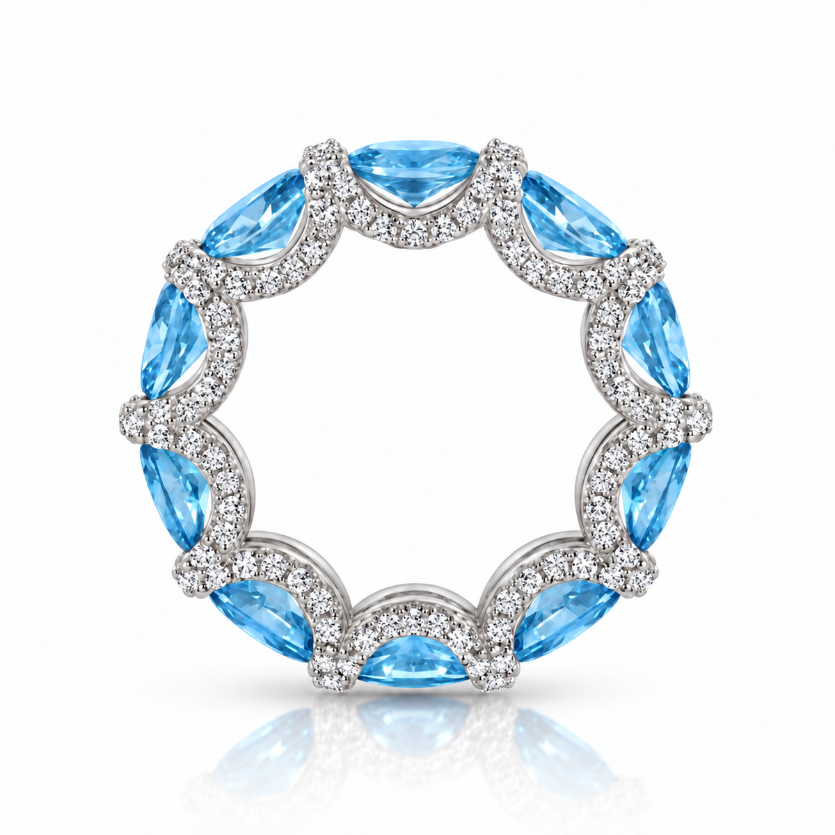 Azure Sapphire Ring — A Depth of Endless Light