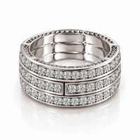 Arcadia Modular Ring — Three Lines of Light