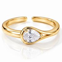 Halo Drop Ring — Light in Perfect Balance