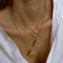 Floating Initial Necklace