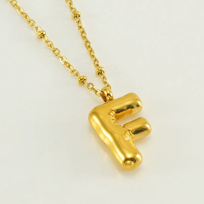 Floating Initial Necklace