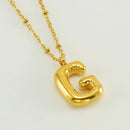 Floating Initial Necklace