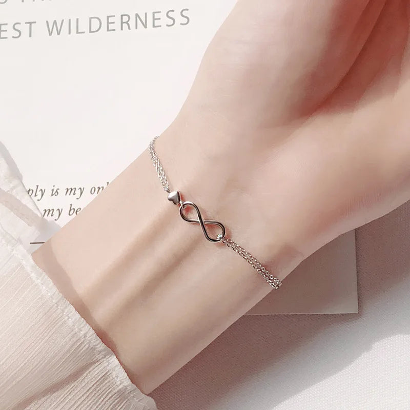 Butterfly Flower Armband för kvinnor S925 Silver Justerbar