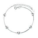 Butterfly Flower Armband för kvinnor S925 Silver Justerbar