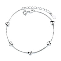 Butterfly Flower Armband för kvinnor S925 Silver Justerbar