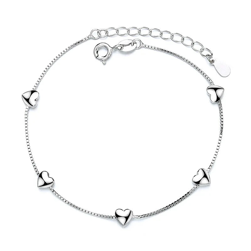 Butterfly Flower Armband för kvinnor S925 Silver Justerbar