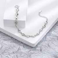Butterfly Flower Armband för kvinnor S925 Silver Justerbar