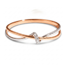 Infinity Twist Gold Statement Ring